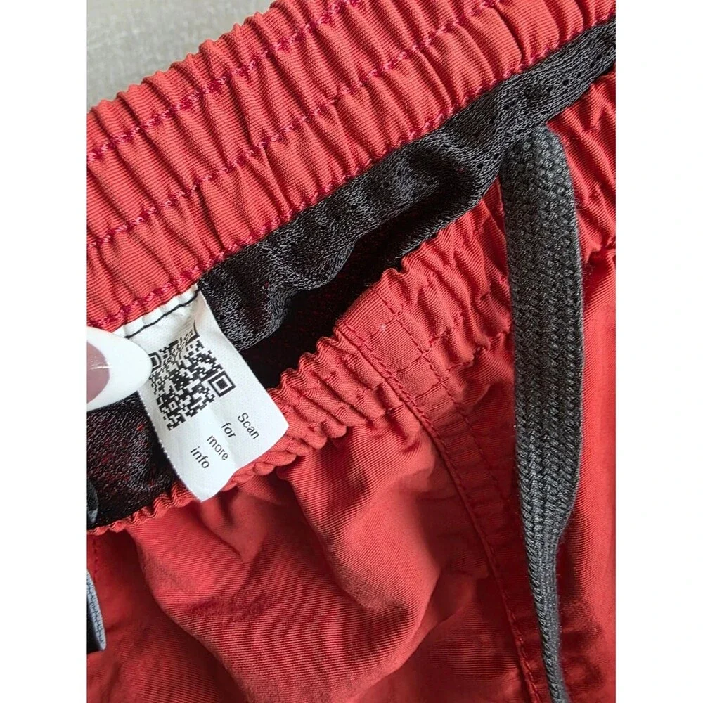 Mens Patagonia Swim Shorts Size XL Drawstring Mesh Lining Orange Red